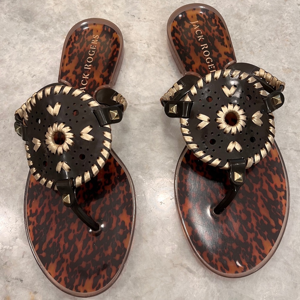 Size 7 Jack Rogers Georgica Jelly Sandals